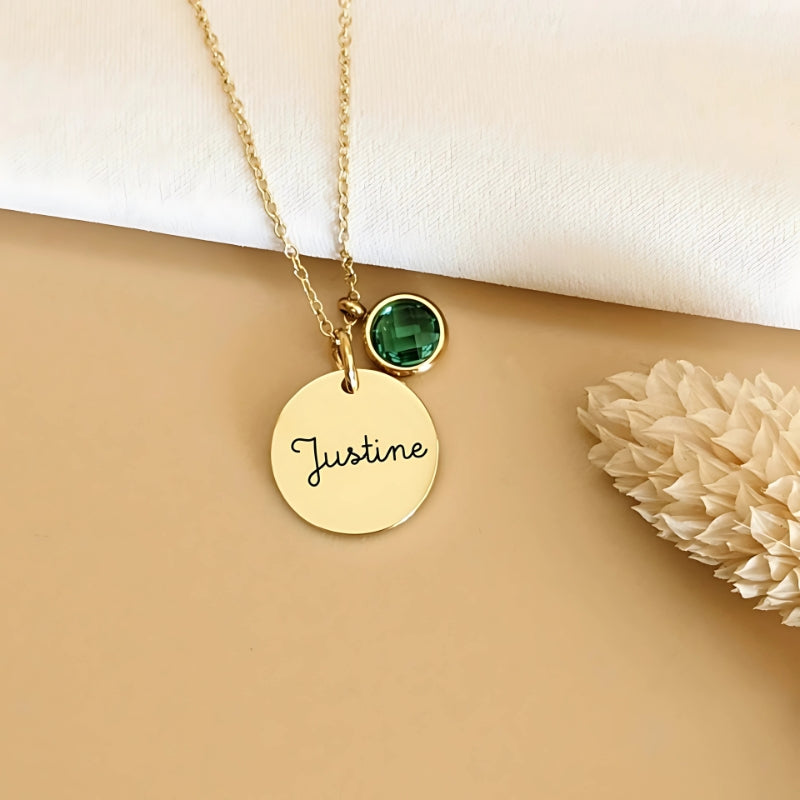 Custom Birthstone Name Necklace – A Unique Gift for Her