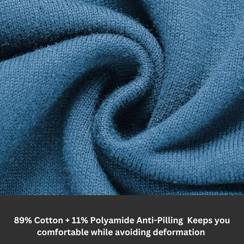 Men's Casual Stand-Up Collar Knit Sweater