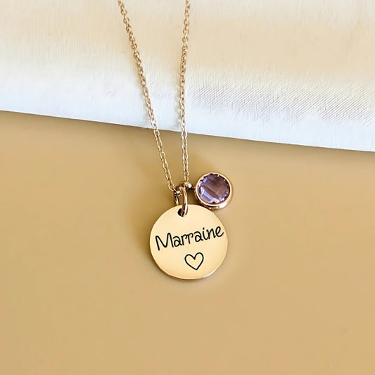 Custom Birthstone Name Necklace – A Unique Gift for Her