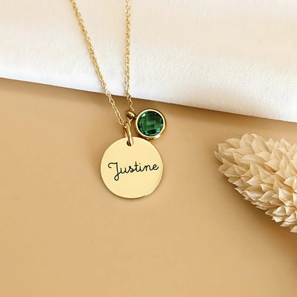 Custom Birthstone Name Necklace – A Unique Gift for Her