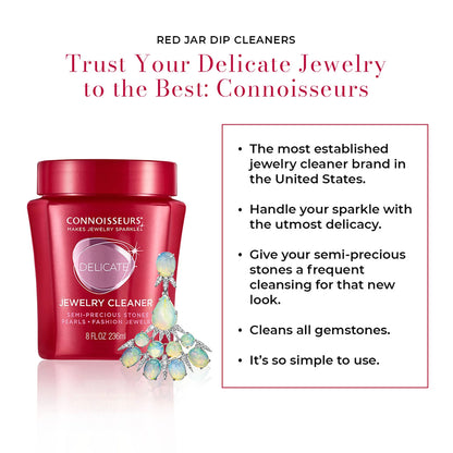 Connoisseur'S Delicate Liquid Dip Jewelry Cleaner in Red Packaging